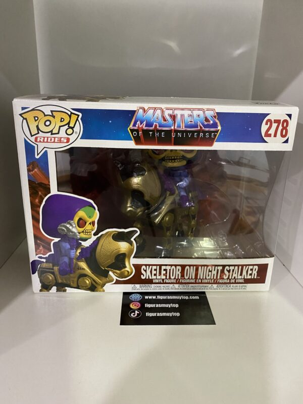 Funko POP Skeletor on night stalker 278 masters of the universe - Imagen 2