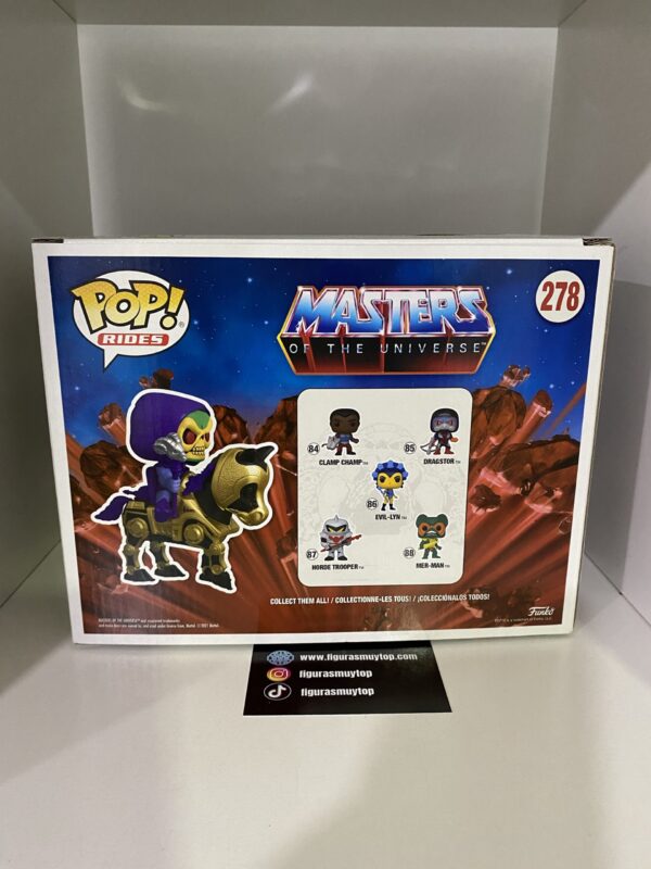 Funko POP Skeletor on night stalker 278 masters of the universe - Imagen 4