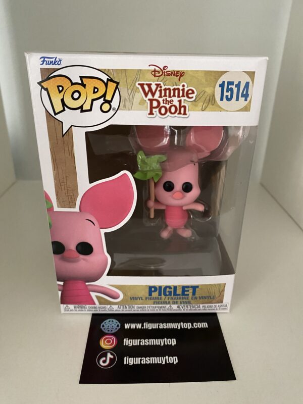 Funko Figura POP Disney Winnie the Pooh Piglet 1514 - Imagen 2