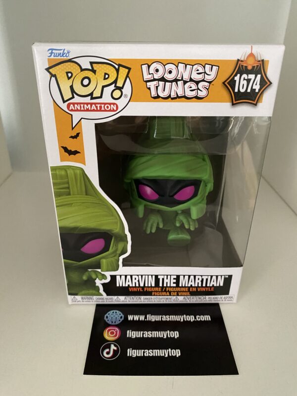 Funko Figura POP Looney Tunes Marvin the Martian 1674 - Imagen 2