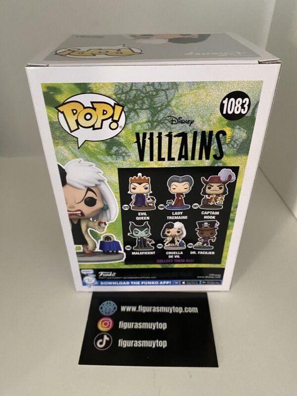 Funko pop villanos Disney Cruella de Vil 1083 - Imagen 4