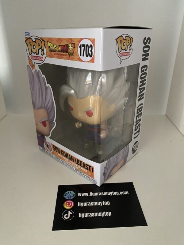 Funko Figura POP Dragon Ball Super Super Hero Gohan Beast 1703 - Imagen 3