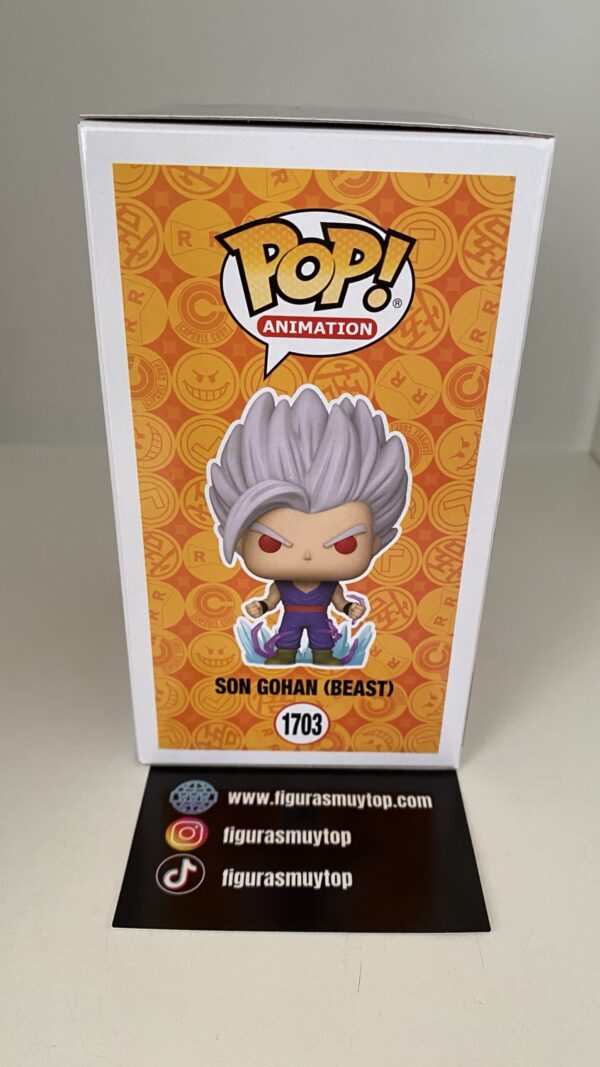 Funko Figura POP Dragon Ball Super Super Hero Gohan Beast 1703 (CHASE) - Imagen 4