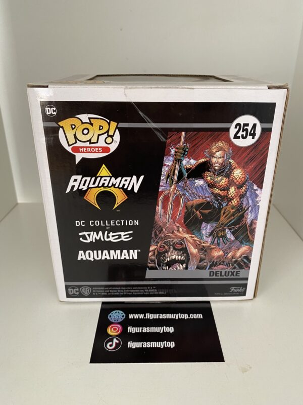 Funko POP Aquaman 254 deluxe DC comics - Imagen 4
