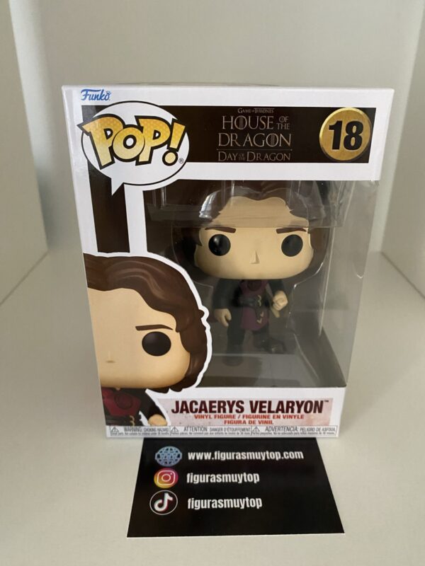 Funko Figura POP La Casa del Dragon 3 Jacaerys velaryon 18 House of dragon - Imagen 2