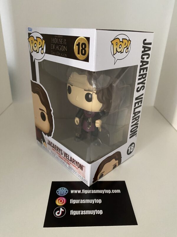 Funko Figura POP La Casa del Dragon 3 Jacaerys velaryon 18 House of dragon - Imagen 3