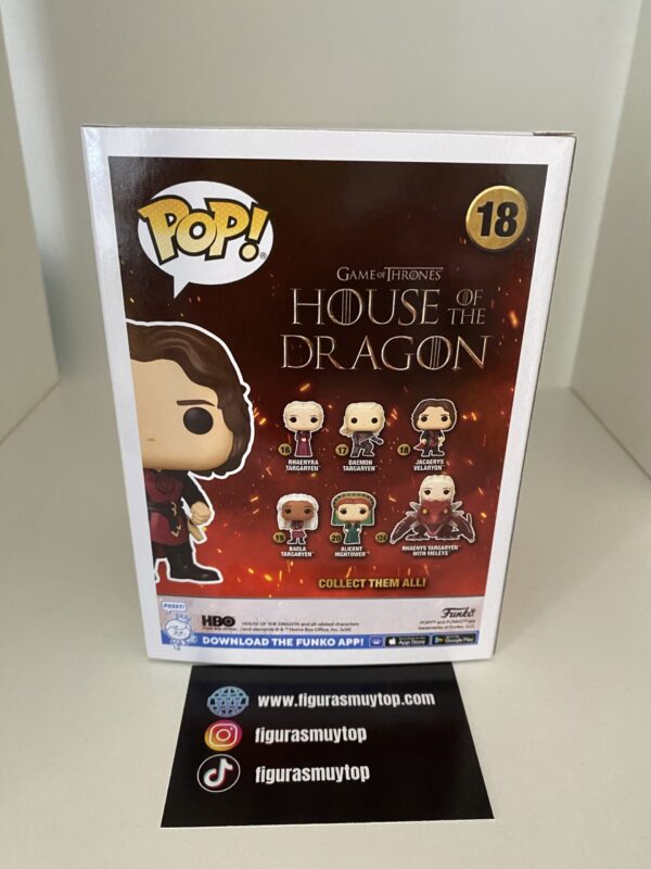 Funko Figura POP La Casa del Dragon 3 Jacaerys velaryon 18 House of dragon - Imagen 5