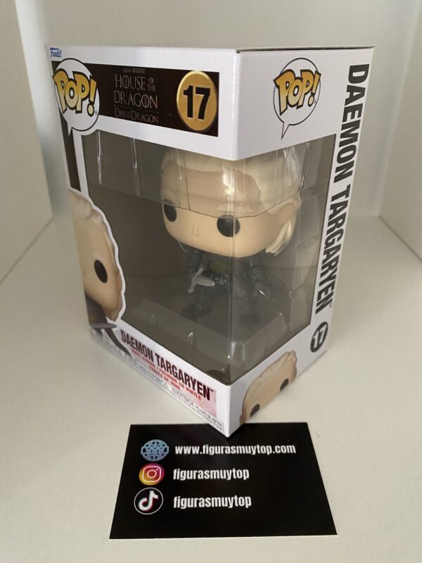 Funko Figura POP Game of Thrones House of the Dragon Daemon Targaryen 17 - Imagen 3