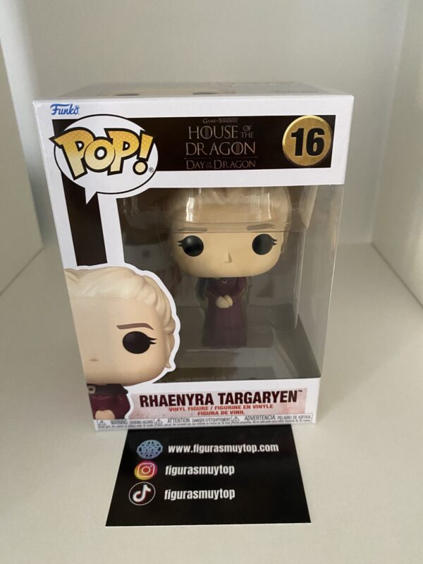 Funko Figura POP La Casa del Dragon 3 Rhaenyra Targaryen 16 house of dragon - Imagen 2