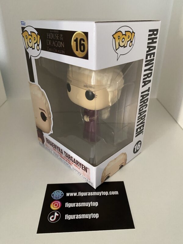 Funko Figura POP La Casa del Dragon 3 Rhaenyra Targaryen 16 house of dragon - Imagen 3