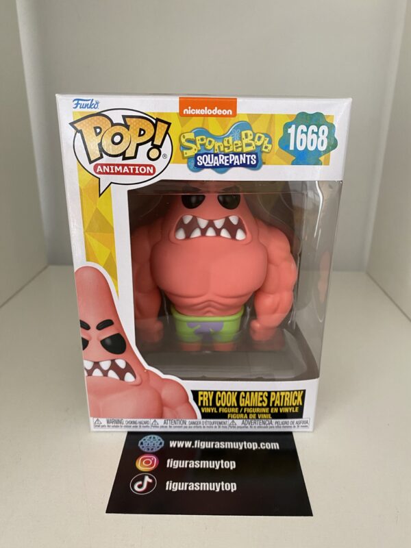 Funko Figura POP Bob Esponja Fry Cook Game Patrick 1668 - Imagen 2