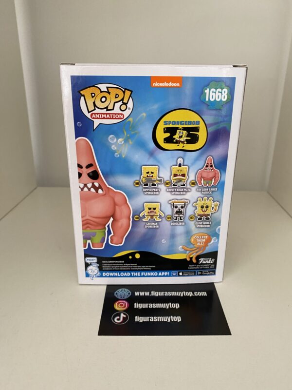 Funko Figura POP Bob Esponja Fry Cook Game Patrick 1668 - Imagen 5