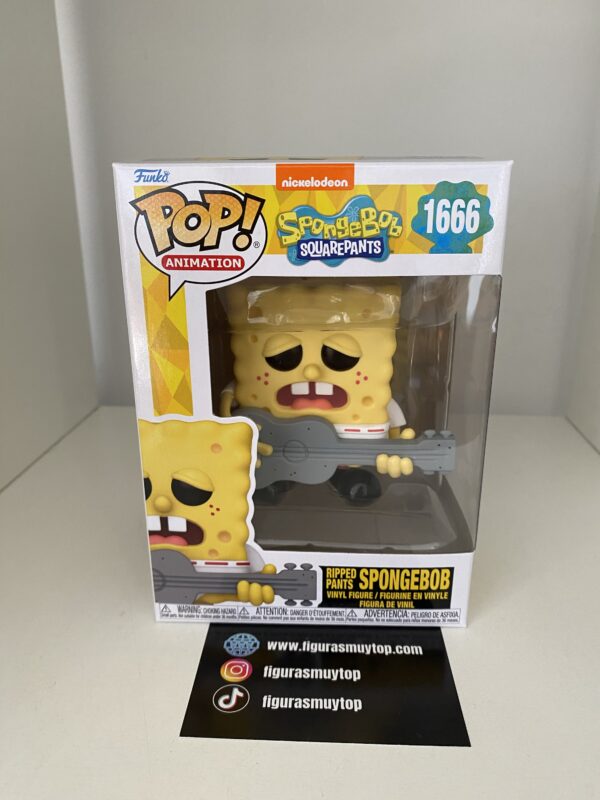 Funko Figura POP Bob Esponja Spongebob Ripped Pants 1666 - Imagen 2