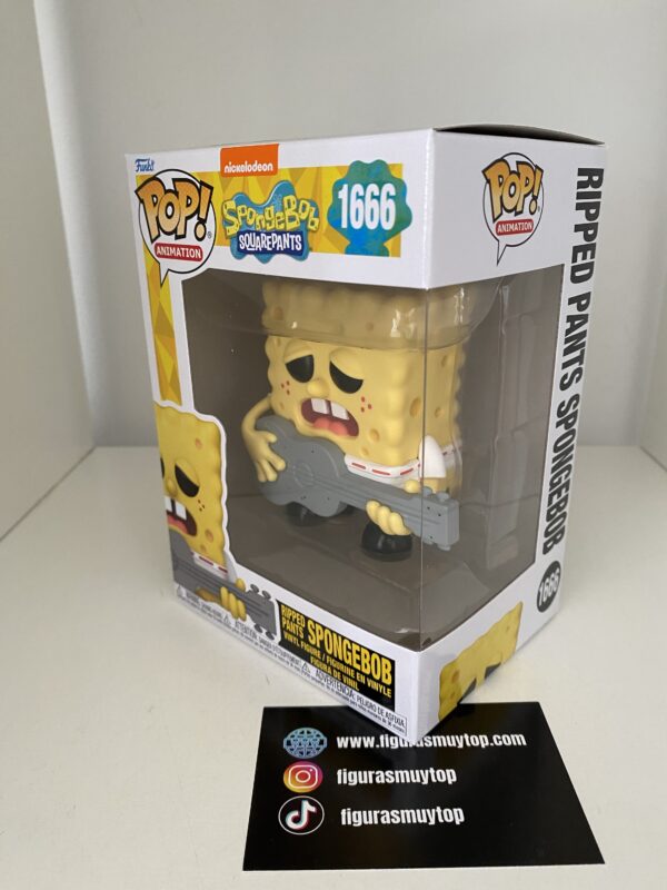 Funko Figura POP Bob Esponja Spongebob Ripped Pants 1666 - Imagen 3
