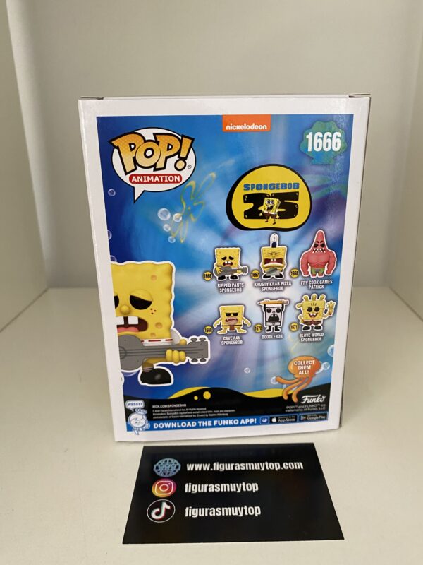 Funko Figura POP Bob Esponja Spongebob Ripped Pants 1666 - Imagen 5