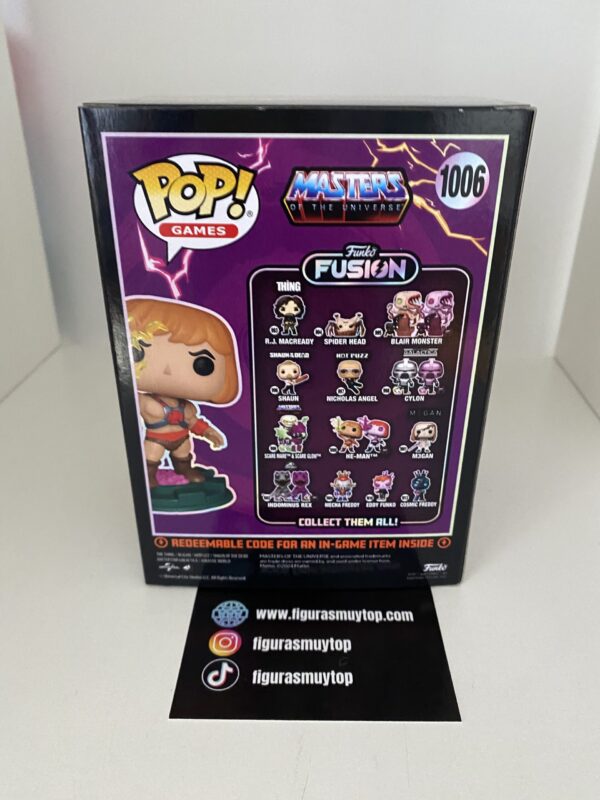 Funko Figura POP Funko Fusion Masters of the Universe He-Man 1006 - Imagen 5