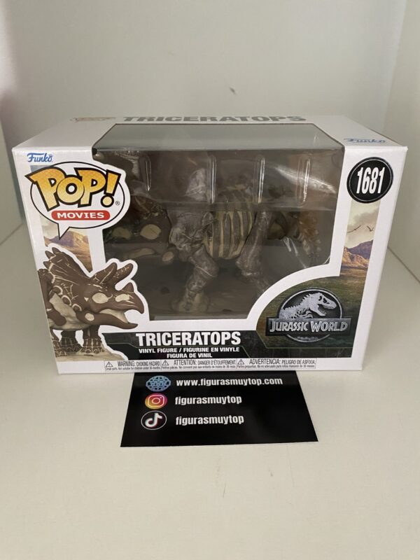 Funko Figura POP Jurassic World Triceratops 1681 - Imagen 2