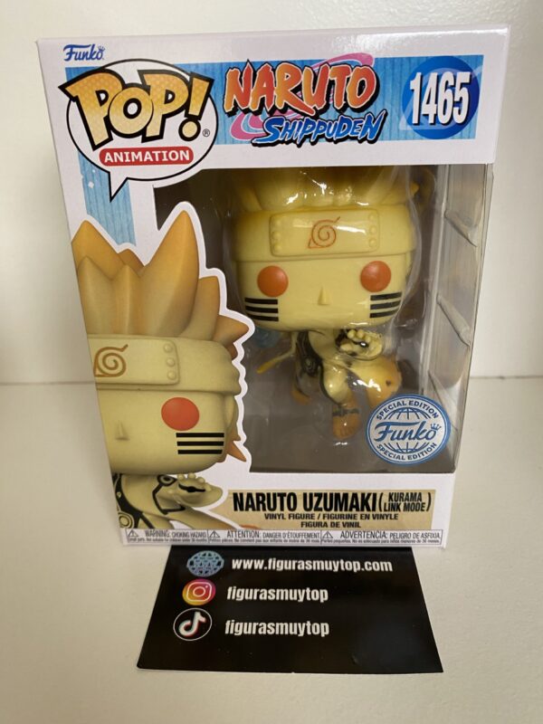 Funko POP Naruto Shippuden kurama link mode 1465 exclusivo - Imagen 2