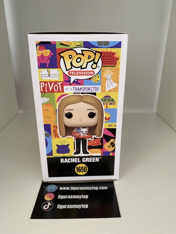 Funko pop! FRIENDS - POP RACHEL GREEN WITH MRS. WHISKERSON 1650 - Imagen 4