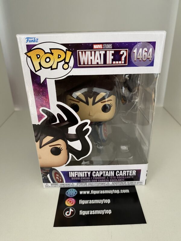 Funko pop! WHAT IF...? - POP INFINITY CAPTAIN CARTER 1464 - Imagen 2