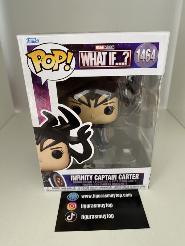 Funko pop! WHAT IF...? - POP INFINITY CAPTAIN CARTER 1464 - Imagen 2