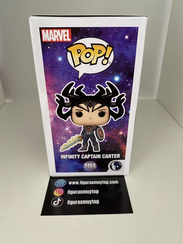 Funko pop! WHAT IF...? - POP INFINITY CAPTAIN CARTER 1464 - Imagen 4