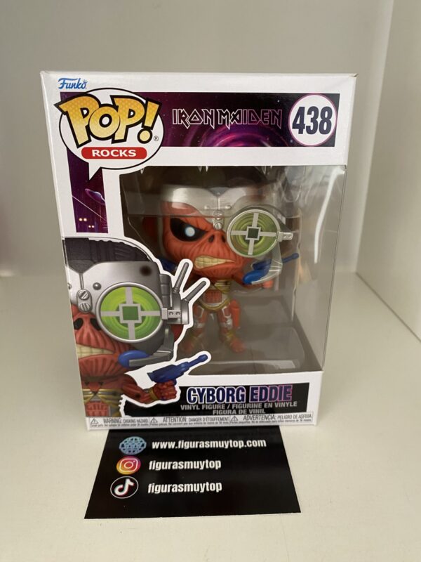 Funko pop! IRON MAIDEN - POP CYBORG EDDIE 438 - Imagen 2