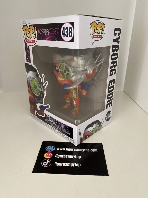 Funko pop! IRON MAIDEN - POP CYBORG EDDIE 438 - Imagen 3