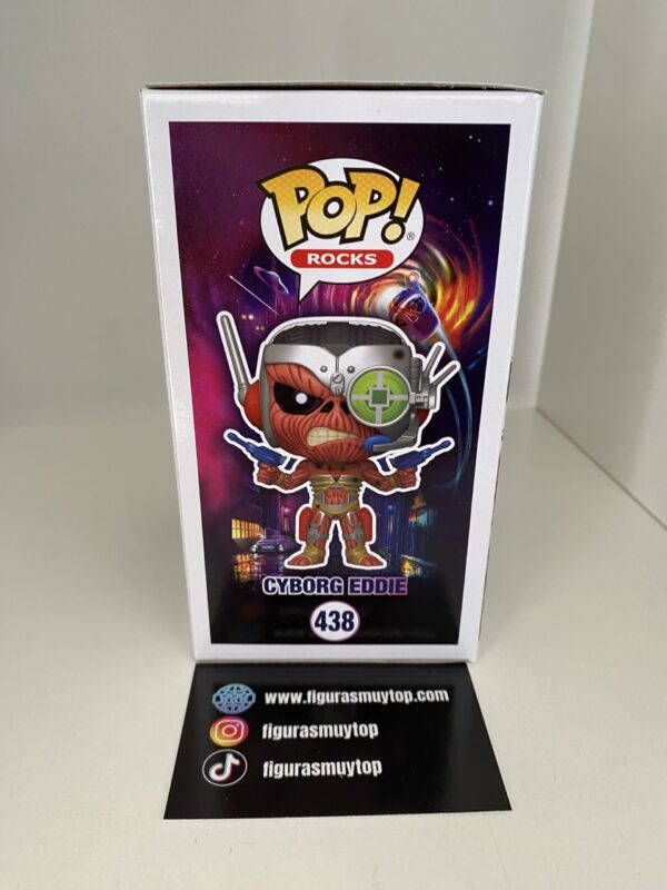 Funko pop! IRON MAIDEN - POP CYBORG EDDIE 438 - Imagen 4