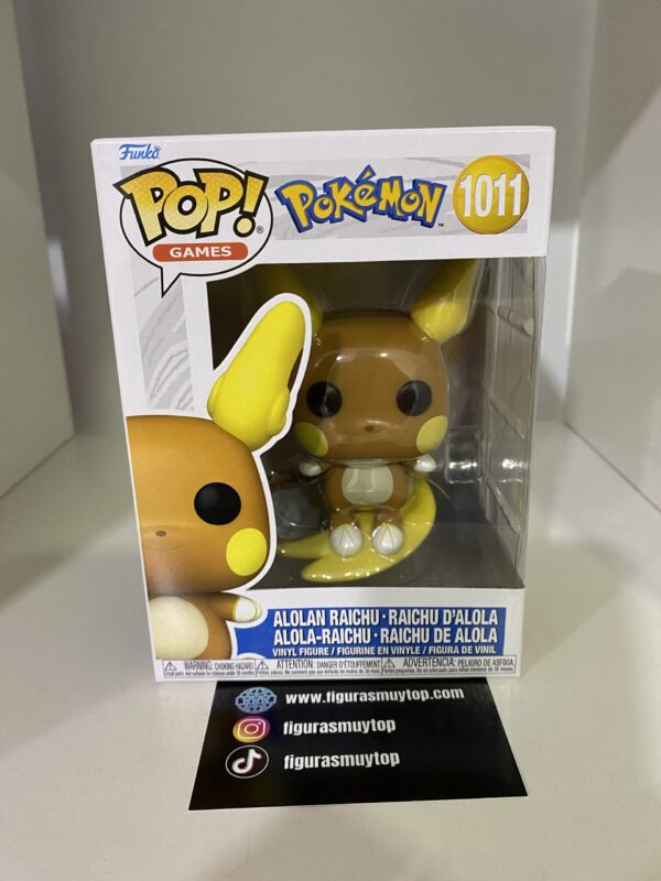 Funko pop! POKÉMON - POP ALOLAN RAICHU 1011 - Imagen 2