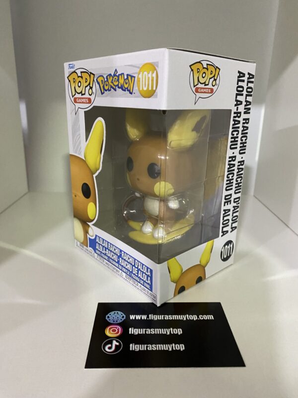 Funko pop! POKÉMON - POP ALOLAN RAICHU 1011 - Imagen 3