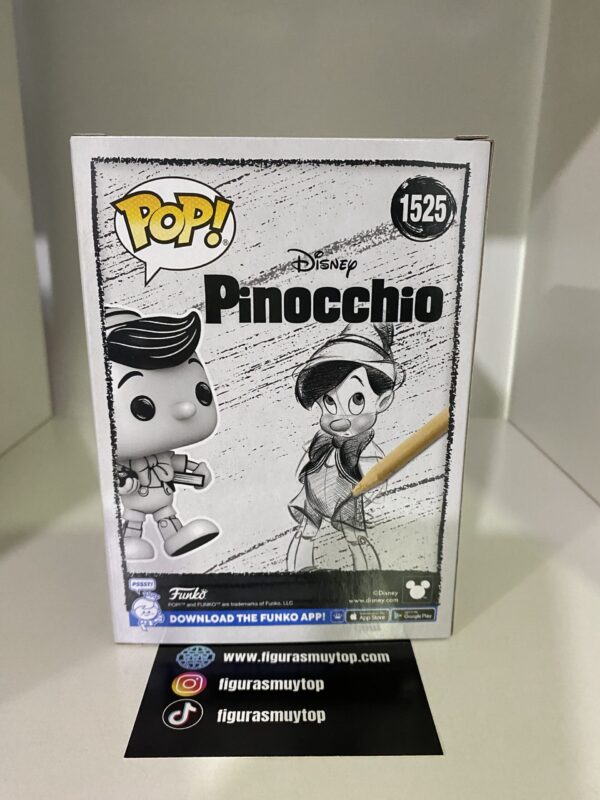 Funko pop! PINOCHO - POP PINOCCHIO (SKETCHED) 1525 - Imagen 5