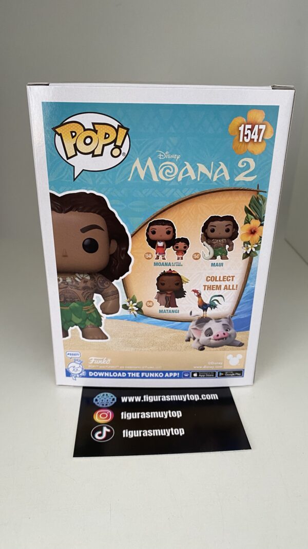 Funko pop! MOANA 2 - POP MAUI WITH FISH HOOK 1547 - Imagen 4