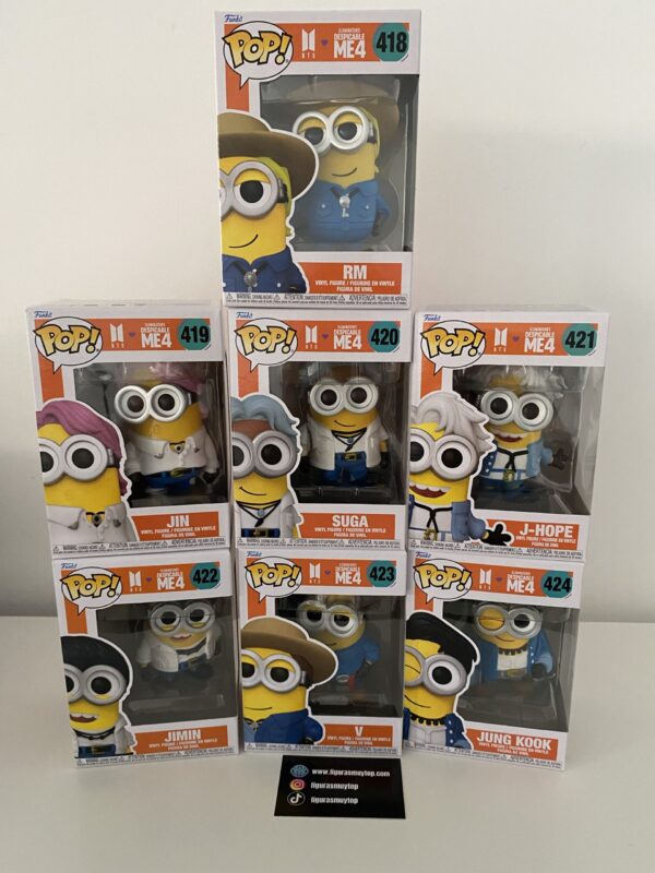 Funko POP! Figura POP Gru Mi Villano Favorito 4 BTS pack de 7