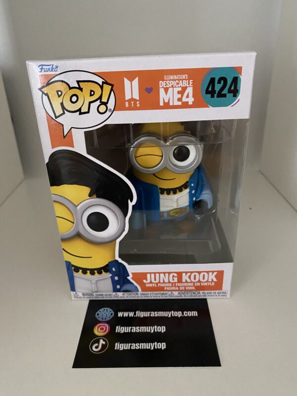 Funko POP! Figura POP Gru Mi Villano Favorito 4 Jung Kook Minion 424 bts