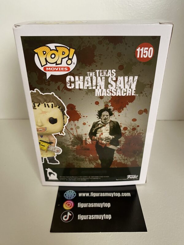 Funko pop Leatherface 1150 Texas massacre terror - Imagen 4