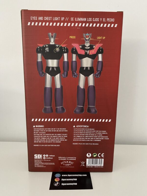 Figura Mazinger Z 30cm con luz - Imagen 3