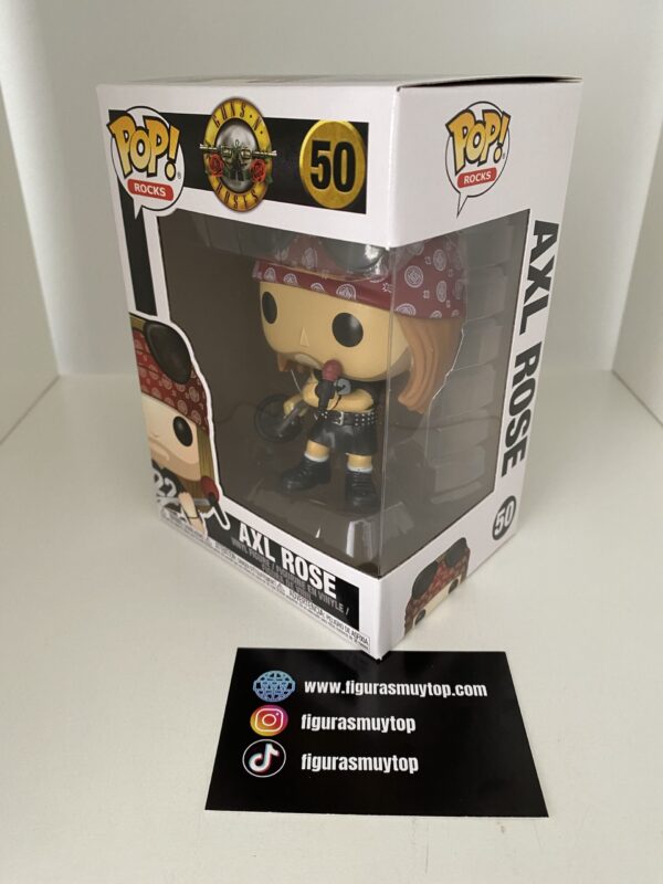 Funko pop Axl Rose 50 guns and roses rocks - Imagen 2
