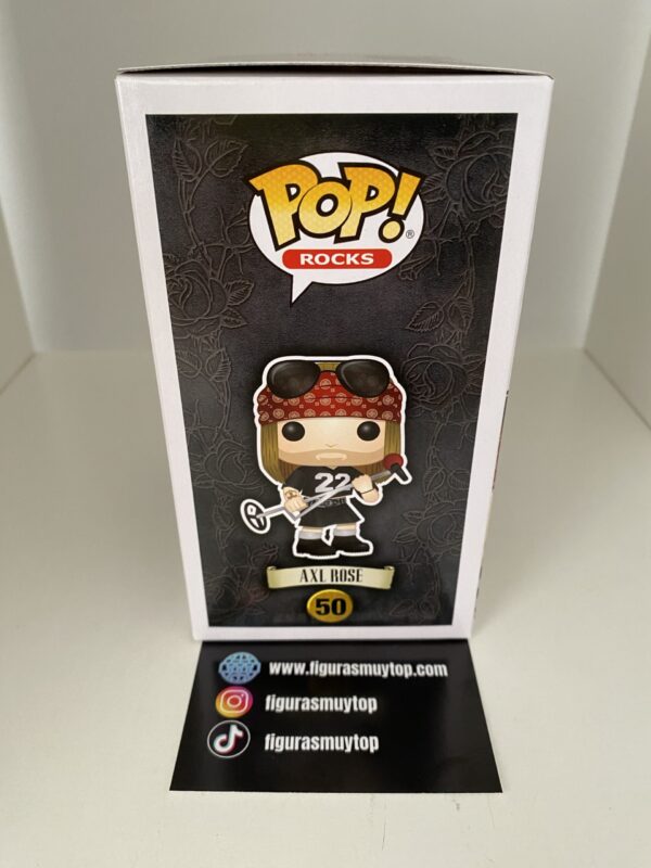 Funko pop Axl Rose 50 guns and roses rocks - Imagen 3