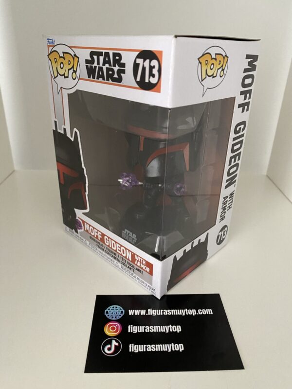 Funko pop Moff Gideon with armor 713 Star wars - Imagen 2
