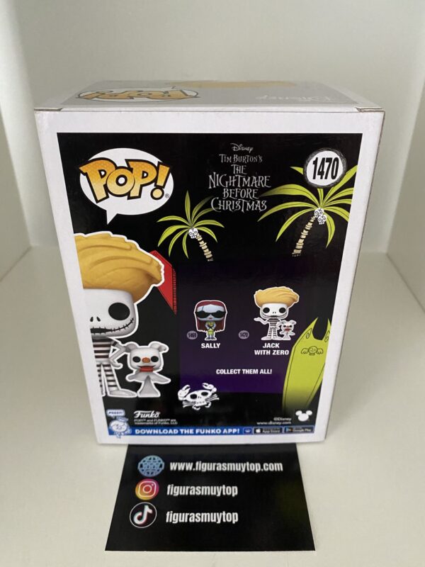Funko pop Jack with Zero 1470 pesadilla antes de navidad - Imagen 3