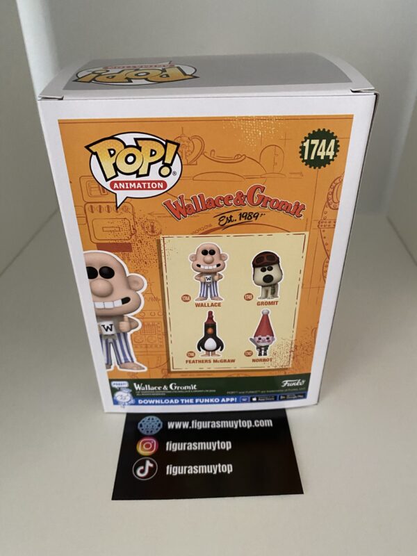 Funko pop! WALLACE Y GROMIT - POP WALLACE IN PAJAMAS 1744 - Imagen 5