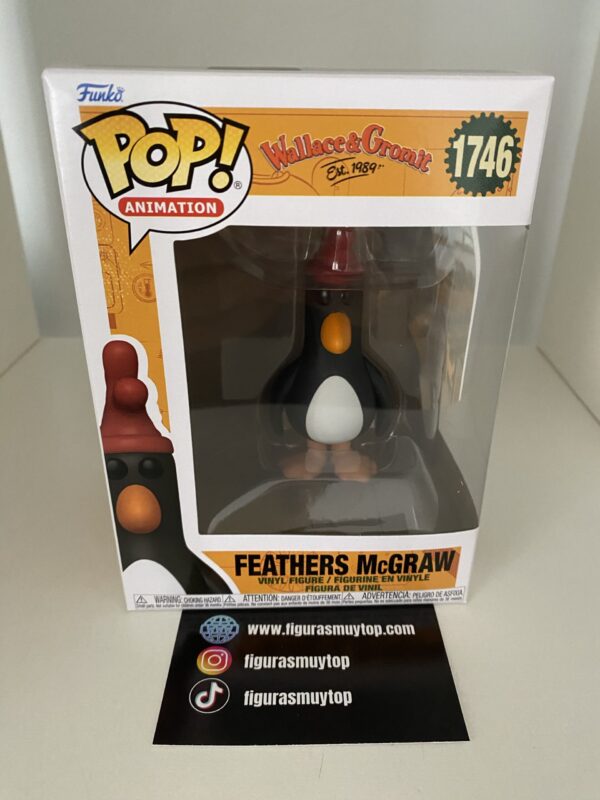 Funko pop! WALLACE Y GROMIT - POP FEATHERS MCGRAW 1746 - Imagen 2