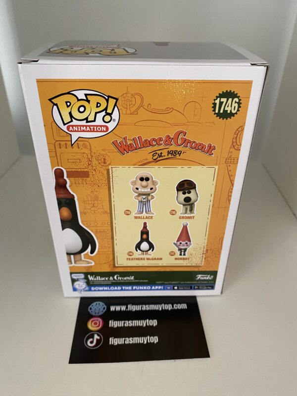 Funko pop! WALLACE Y GROMIT - POP FEATHERS MCGRAW 1746 - Imagen 5