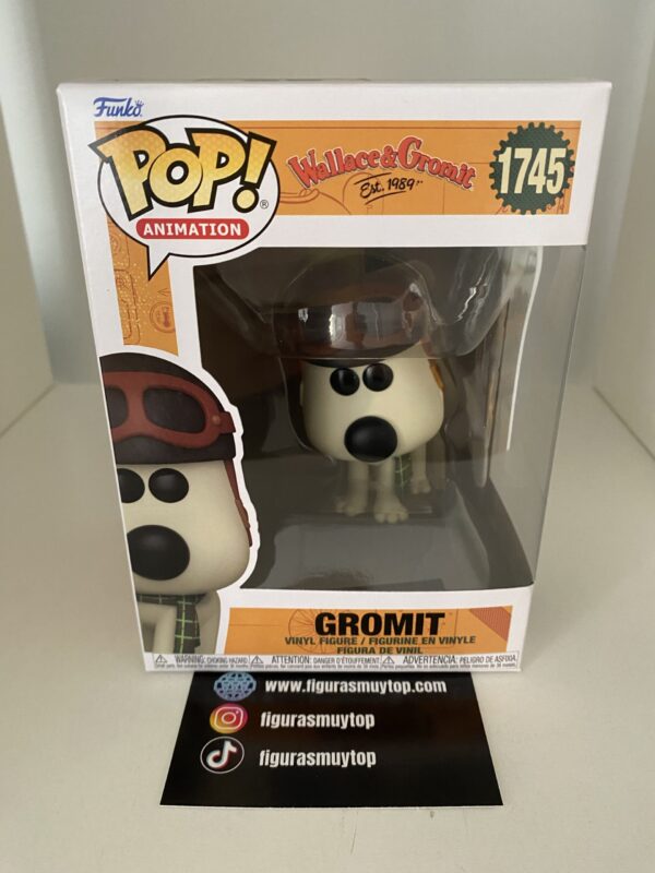 Funko pop! WALLACE Y GROMIT - POP GROMIT WITH AVIATOR HAT 1745 - Imagen 2