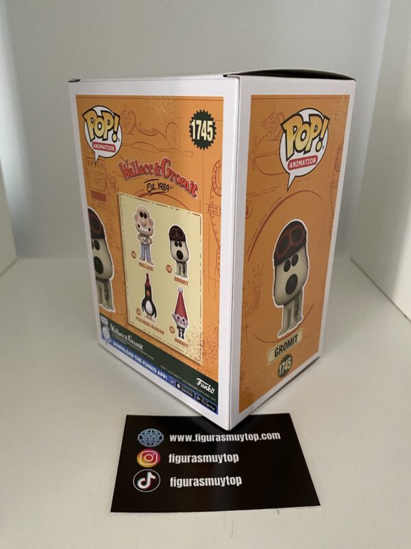 Funko pop! WALLACE Y GROMIT - POP GROMIT WITH AVIATOR HAT 1745 - Imagen 4