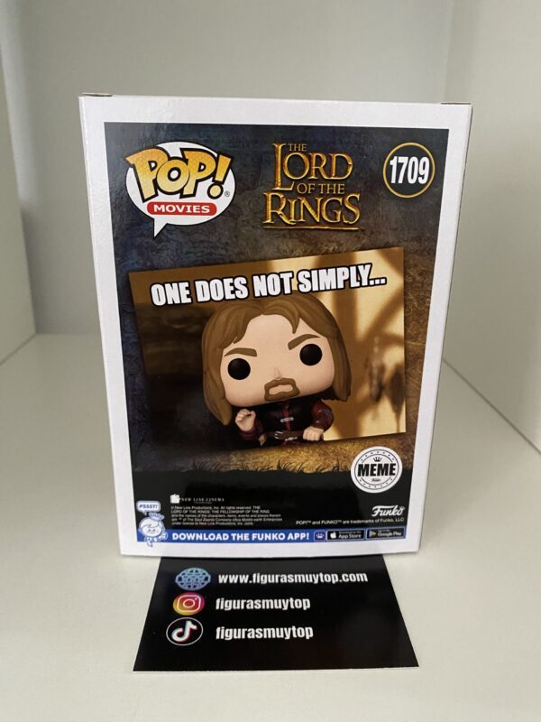 Funko pop! EL SEÑOR DE LOS ANILLOS BOROMIR (MEME) 1709 - Imagen 5