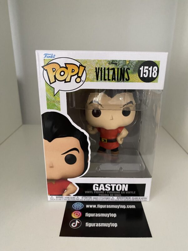 Funko pop! VILLANOS DISNEY - POP GASTON 1518 - Imagen 2
