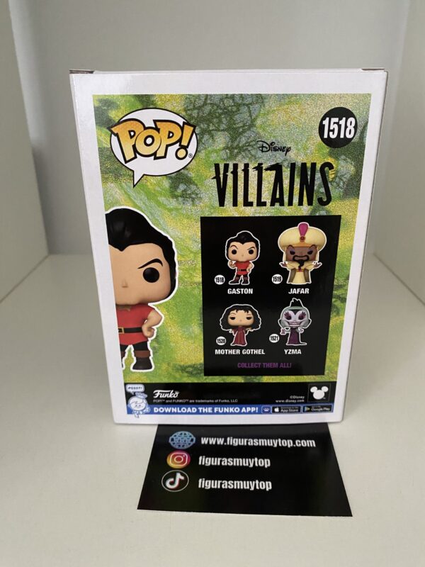 Funko pop! VILLANOS DISNEY - POP GASTON 1518 - Imagen 4