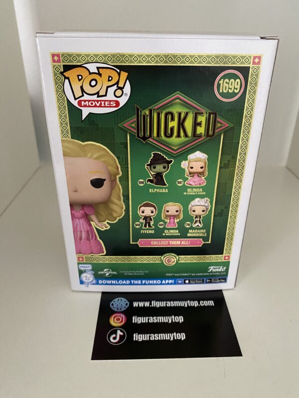 Funko pop! WICKED - POP GLINDA IN NIGHTGOWN 1699 - Imagen 5